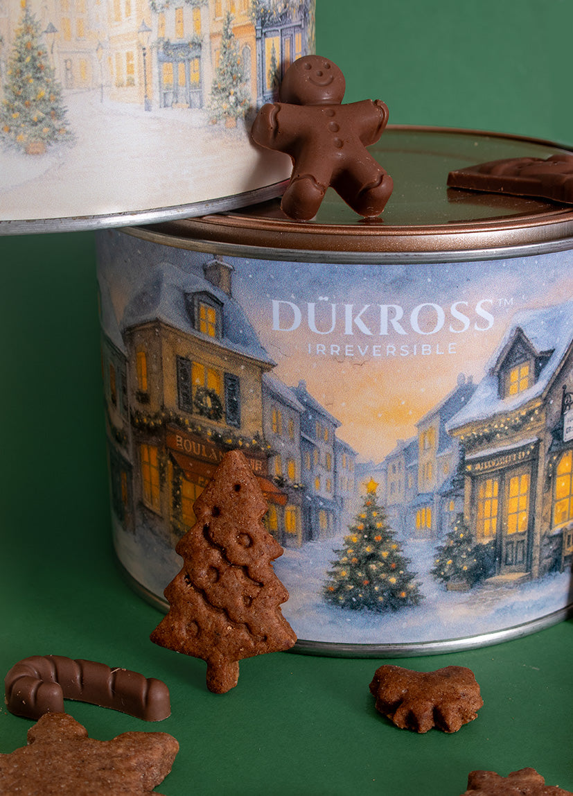 Winter Cookies Mix: Galletas navideñas artesanales con aroma a canela, elaboradas con receta familiar y guardadas en exclusivos tarros vintage DÜKROSS.