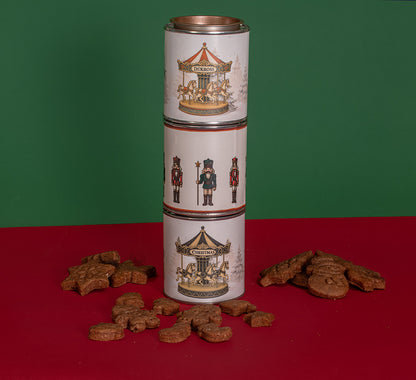 Snowflake 60 Grs. : Galletas navideñas artesanales con aroma a canela, elaboradas con receta familiar y guardadas en exclusivos tarros vintage DÜKROSS.