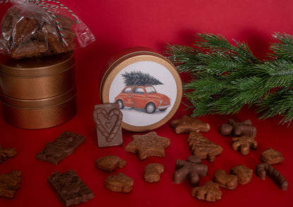 Santa Mix: Galletas navideñas artesanales con aroma a canela, elaboradas con receta familiar y guardadas en exclusivos tarros vintage DÜKROSS.