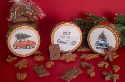 Santa Mix: Galletas navideñas artesanales con aroma a canela, elaboradas con receta familiar y guardadas en exclusivos tarros vintage DÜKROSS.