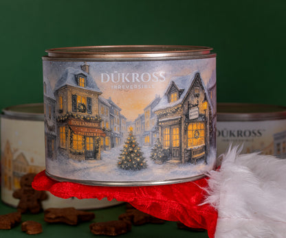 Winter Cookies 500 Grs.: Galletas navideñas artesanales con aroma a canela, elaboradas con receta familiar y guardadas en exclusivos tarros vintage DÜKROSS.
