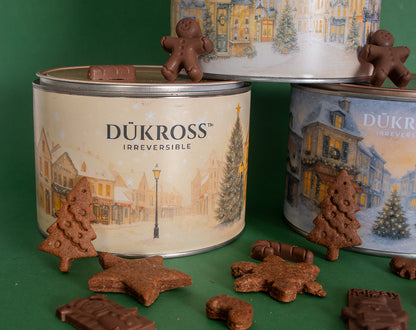 Winter Cookies Mix: Galletas navideñas artesanales con aroma a canela, elaboradas con receta familiar y guardadas en exclusivos tarros vintage DÜKROSS.